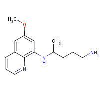 90-34-6 N4-(6-Methoxy-8-quinolinyl)-1,4-pentanediamine chemical structure