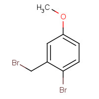 19614-12-1 1-Bromo-2-(bromomethyl)-4-methoxybenzene chemical structure