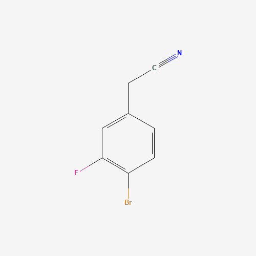 499983-13-0 (4-Bromo-3-fluorophenyl)acetonitrile chemical structure