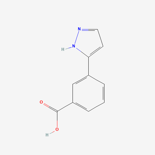 850375-11-0 3-(1H-Pyrazol-3-yl)benzoic acid chemical structure