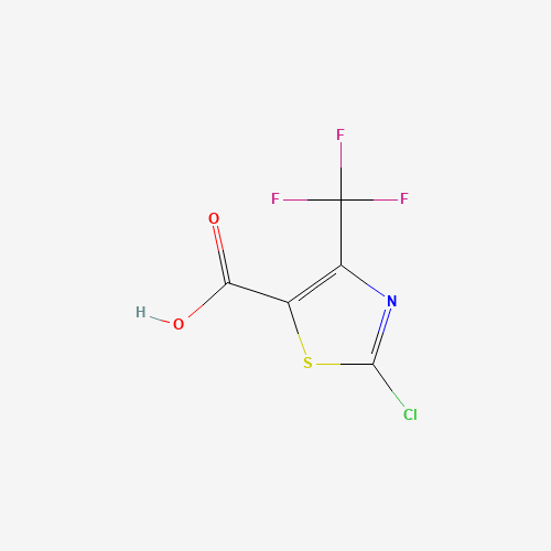 72850-61-4 2-Chloro-4-(trifluoromethyl)-1,3-thiazole-5-carboxylic acid chemical structure