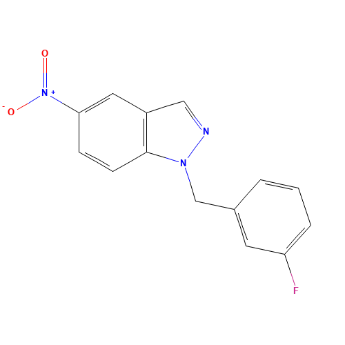 529508-58-5 1-(3-Fluorobenzyl)-5-nitro-1H-indazole chemical structure
