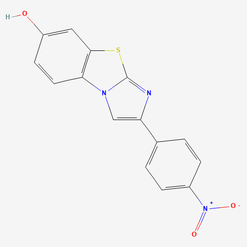 914224-34-3 imidazo[2,1-b]benzothiazol-7-ol, 2-(4-nitrophenyl)- chemical structure