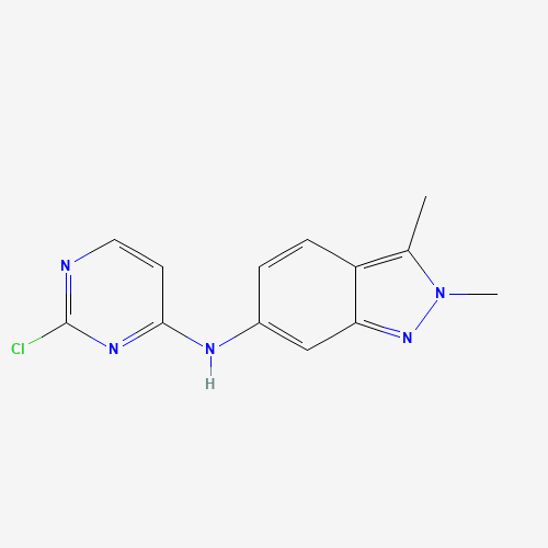444731-74-2 N-(2-Chloro-4-pyrimidinyl)-2,3-dimethyl-2H-indazol-6-amine chemical structure