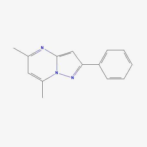 87119-67-3 5,7-dimethyl-2-phenylpyrazolo[1,5-a]pyrimidine chemical structure
