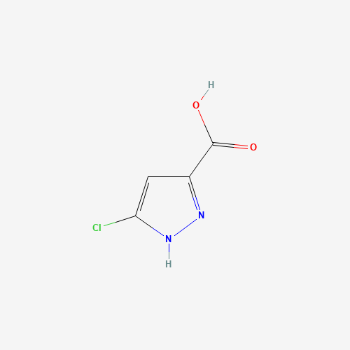 881668-70-8 3-Chloro-1H-pyrazole-5-carboxylic acid chemical structure