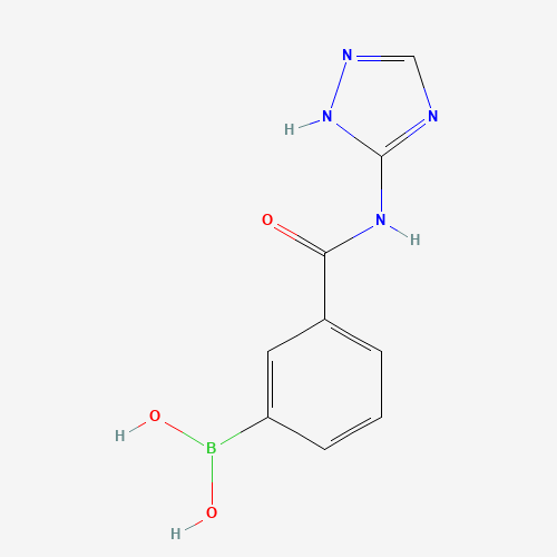 871333-05-0 [3-(1H-1,2,4-Triazol-3-ylcarbamoyl)phenyl]boronic acid chemical structure