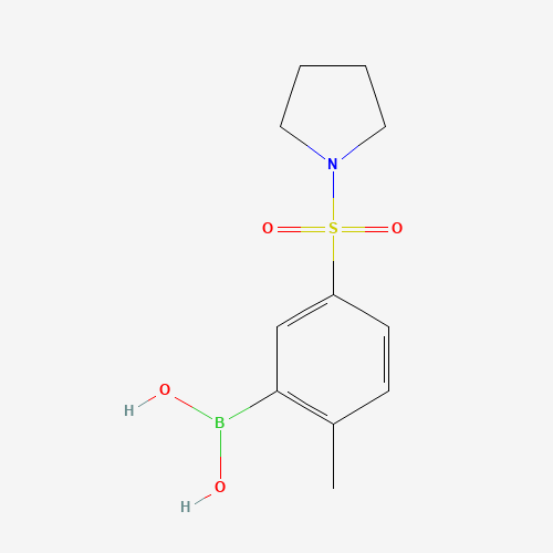 871333-01-6 [2-Methyl-5-(1-pyrrolidinylsulfonyl)phenyl]boronic acid chemical structure