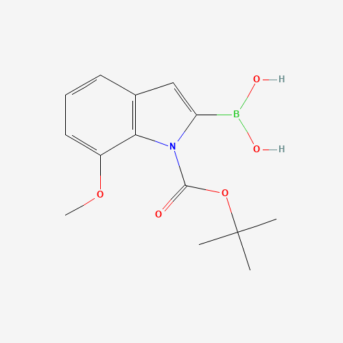 913835-81-1 [1-(tert-butoxycarbonyl)-7-methoxy-1H-indol-2-yl]boronic acid chemical structure
