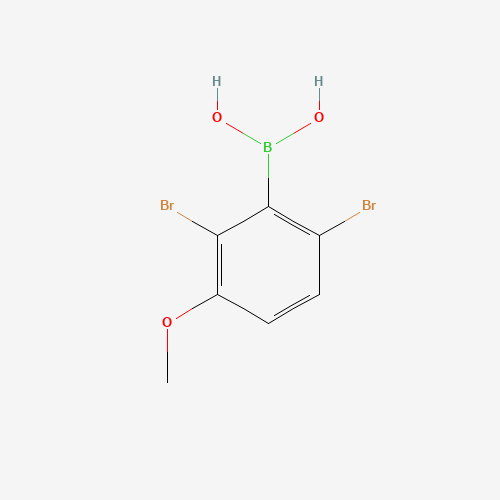 850567-93-0 (2,6-Dibromo-3-methoxyphenyl)boronic acid chemical structure