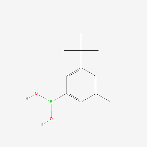193905-93-0 [3-Methyl-5-(2-methyl-2-propanyl)phenyl]boronic acid chemical structure