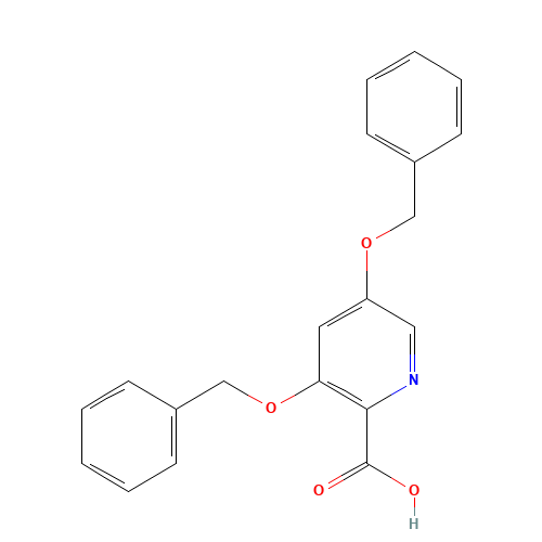 1000025-93-3 3,5-Bis(benzyloxy)-2-pyridinecarboxylic acid chemical structure