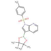 866545-91-7 1-[(4-Methylphenyl)sulfonyl]-3-(4,4,5,5-tetramethyl-1,3,2-dioxaborolan-2-yl)-1H-pyrrolo[2,3-b]pyridin chemical structure