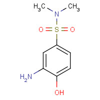 24962-75-2 3-amino-4-hydroxy-N,N-dimethylbenzenesulfonamide chemical structure