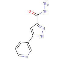 23424-35-3 5-(3-Pyridinyl)-1H-pyrazole-3-carbohydrazide chemical structure