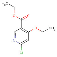 40296-47-7 Ethyl 6-chloro-4-ethoxynicotinate chemical structure