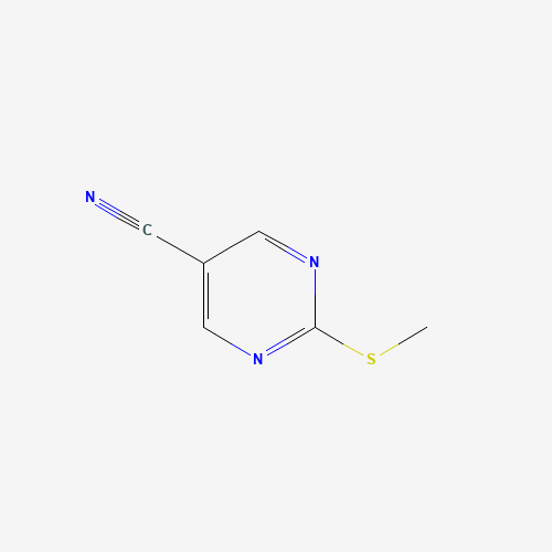 38275-43-3 5-pyrimidinecarbonitrile, 2-(methylthio)- chemical structure