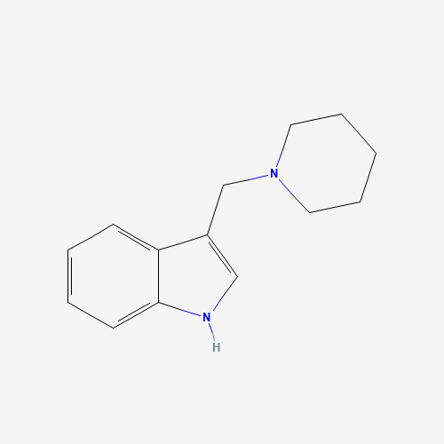 5355-42-0 3-(piperidin-1-ylmethyl)-1H-indole chemical structure