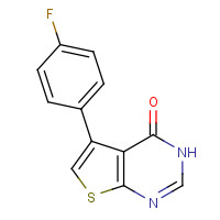 35978-37-1 5-(4-fluorophenyl)thieno[2,3-d]pyrimidin-4-ol chemical structure