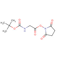 3392-07-2 2,5-Dioxopyrrolidin-1-yl N-(tert-butoxycarbonyl)glycinate chemical structure