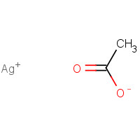 563-63-3 silver acetate chemical structure