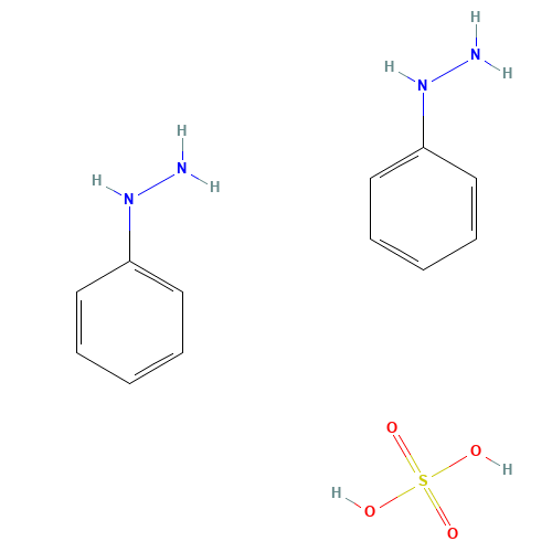 52033-74-6 Phenylhydrazine sulfate (2:1) chemical structure