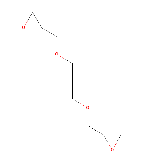 17557-23-2 2,2'-[(2,2-Dimethyl-1,3-propanediyl)bis(oxymethylene)]dioxirane chemical structure