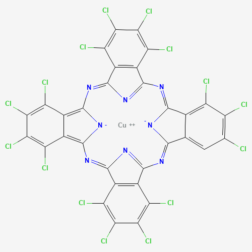 1328-53-6 C.I. Pigment Green 7 chemical structure