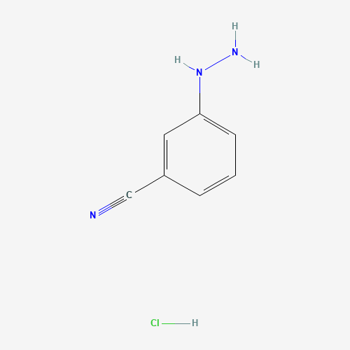 2881-99-4 3-Hydrazinobenzonitrile hydrochloride (1:1) chemical structure