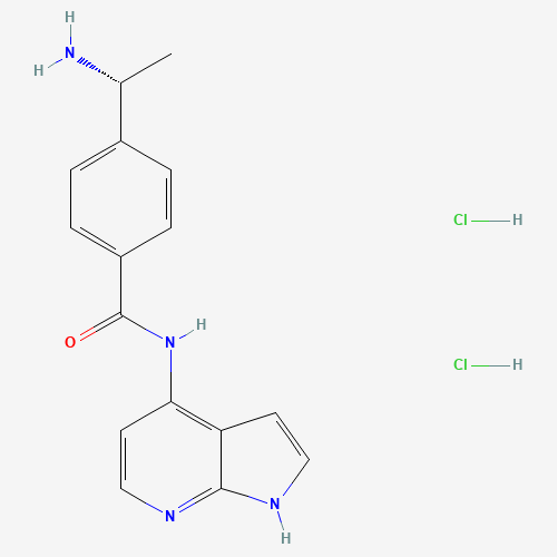 173897-44-4 4-[(1R)-1-Aminoethyl]-N-(1H-pyrrolo[2,3-b]pyridin-4-yl)benzamide dihydrochloride chemical structure