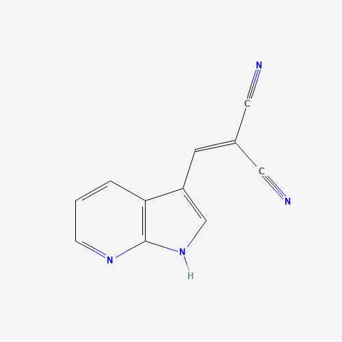 157561-99-4 (1H-Pyrrolo[2,3-b]pyridin-3-ylmethylen)malononitril chemical structure