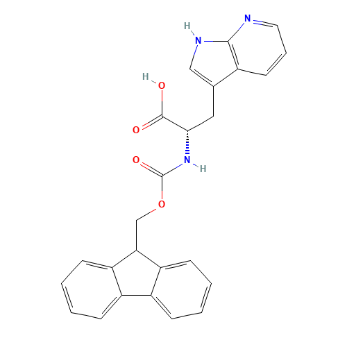 737007-45-3 N-[(9H-Fluoren-9-ylmethoxy)carbonyl]-3-(1H-pyrrolo[2,3-b]pyridin-3-yl)-L-alanine chemical structure