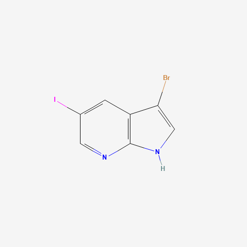 900514-06-9 3-Bromo-5-iodo-1H-pyrrolo[2,3-b]pyridine chemical structure