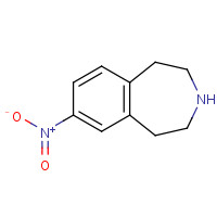 34583-83-0 7-Nitro-2,3,4,5-tetrahydro-1H-3-benzazepine chemical structure
