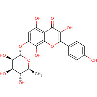 85571-15-9 3,5,8-Trihydroxy-2-(4-hydroxyphenyl)-4-oxo-4H-chromen-7-yl 6-deoxy-a-L-mannopyranoside chemical structure