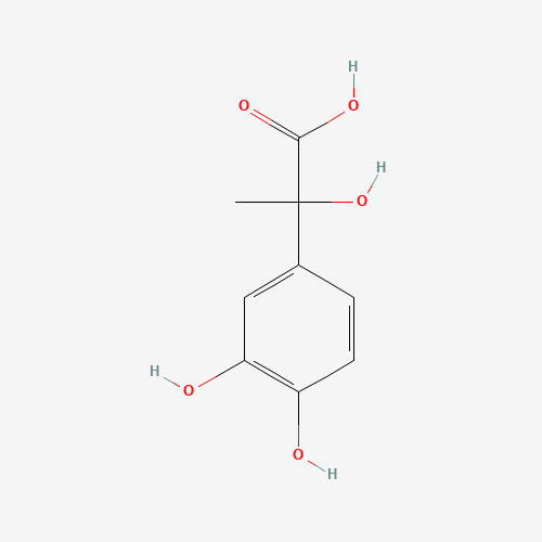 22681-72-7 3,4-dihydroxyphenyllactic acid chemical structure