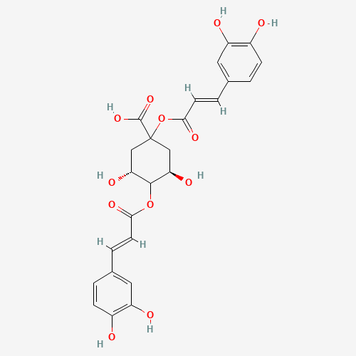 1182-34-9 (1S,2S,3S,4R)-1,2,3-trihydroxycyclohexane-1,4-diyl (2E,2'E)bis[3-(3,4-dihydroxyphenyl)acrylate] chemical structure