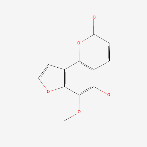 131-12-4 5,6-Dimethoxy-2H-furo[2,3-h]chromen-2-one chemical structure
