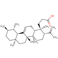 6812-81-3 1-chrysenepropanoic acid, 1,2,3,4,4a,4b,5,6,6a,7,8,9,10,10a,12,12a-hexadecahydro-1,4a,4b,6a,9,10-hexamethyl-2-(1-methylethenyl)-, (1S,2S,4aR,4bS,6aR,9R,10S,10aR,12aR)- chemical structure