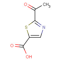1095824-76-2 2-acetylthiazole-5-carboxylic acid chemical structure
