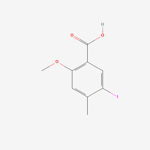 1241674-09-8 5-Iodo-2-methoxy-4-methylbenzoic acid chemical structure