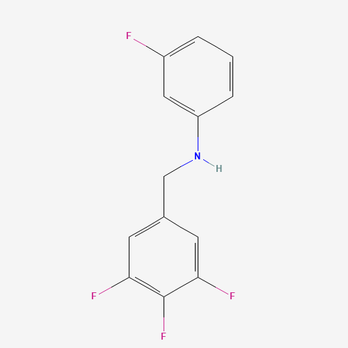 637744-49-1 3-Fluoro-N-(3,4,5-trifluorobenzyl)aniline chemical structure