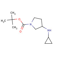 887587-25-9 2-Methyl-2-propanyl 3-(cyclopropylamino)-1-pyrrolidinecarboxylate chemical structure