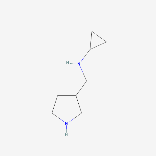 91187-89-2 N-Cyclopropyl-3-pyrrolidinemethanamine chemical structure
