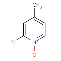 17117-12-3 2-Brom-4-methylpyridin-1-oxid chemical structure
