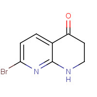 64942-87-6 7-Bromo-2,3-dihydro-1,8-naphthyridin-4(1H)-one chemical structure