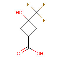 1163729-49-4 3-hydroxy-3-(trifluoromethyl)cyclobutanecarboxylic acid chemical structure
