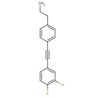 121118-73-8 1-[(3,4-Difluorophenyl)ethynyl]-4-propylbenzene chemical structure