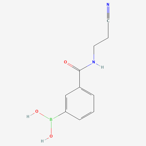 762262-11-3 {3-[(2-Cyanoethyl)carbamoyl]phenyl}boronic acid chemical structure