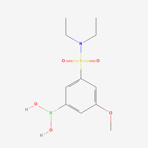871333-03-8 [3-(Diethylsulfamoyl)-4-methoxyphenyl]boronic acid chemical structure